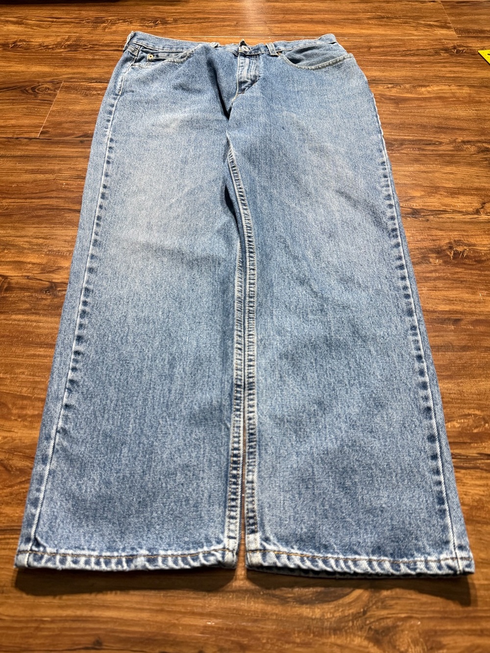 Levi’s 550 Relaxed Fit Jeans Light Wash W34 L31 Vintage Y2K Baggy Red Tab